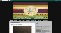 Desktop Screenshot of karimascrafts.com