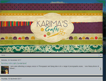 Tablet Screenshot of karimascrafts.com